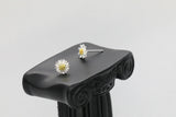 Daisy Sterling silver Stud earrings, Christmas gift includes gift box B15