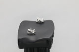Sterling silver Stud earrings, bows, Christmas gift includes gift box B01