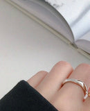 Rings Irregular shape US Seller S925 Sterling Silver Rings Christmas gift with box F05