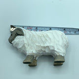Wood sculpture woodcarving Hand Carved Wood Wooden sheep Figurine wood carving. hand made wood Figurines