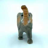 Hand Carved Wood Wooden elephant Figurine