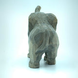 Hand Carved Wood Wooden elephant Figurine