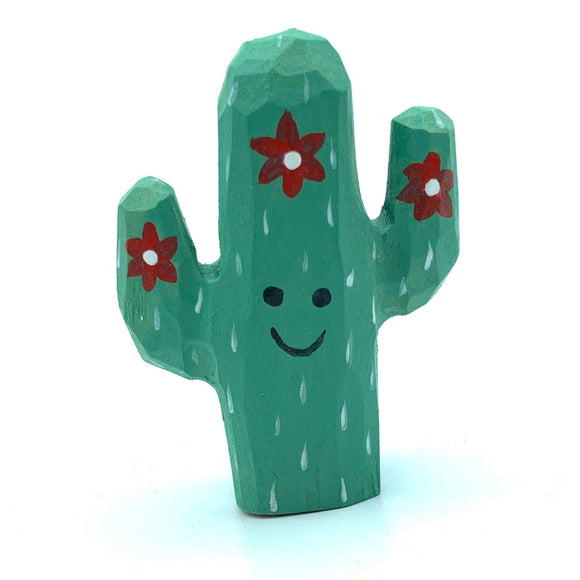hand made wood carvings The baby  cactus pencil sharpener