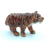 Hand Carved Wood Wooden Tiger   Figurine