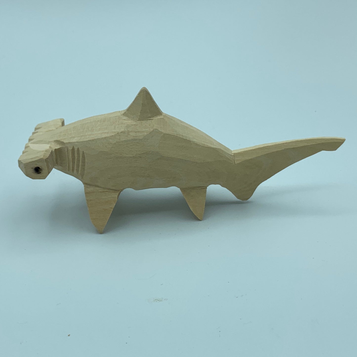 YEEYAYA 6 inch Shark Wood sculpture woodcarving Hand Carved Wood Wooden Marine animal shark Figurine home Decor