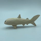 Hand Carved Wood Wooden whale Figurine