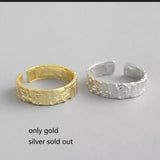 Rings 925 sterling silver plated 18k gold Christmas gif A05