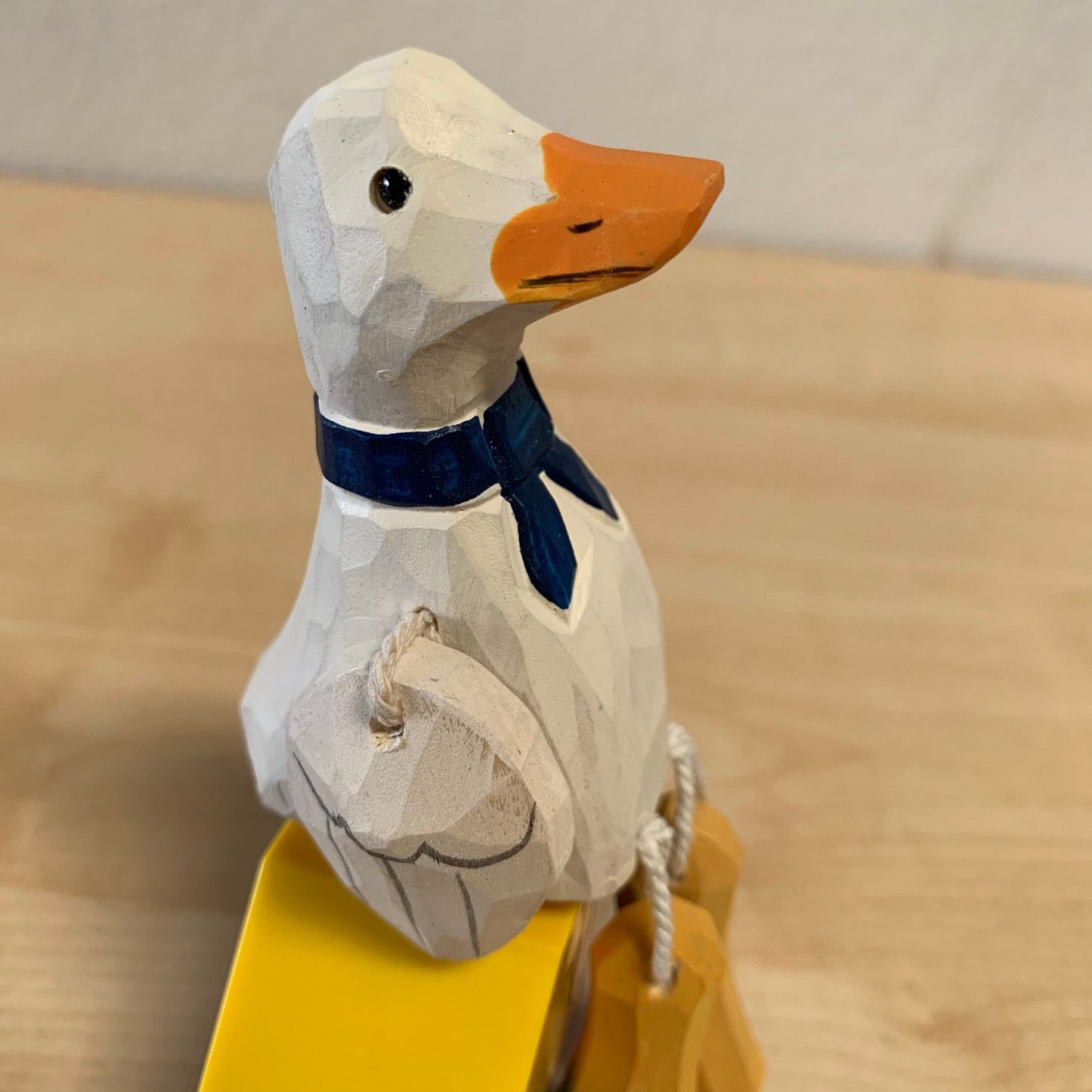 Hand Carved Wood Wooden Duck Figurine