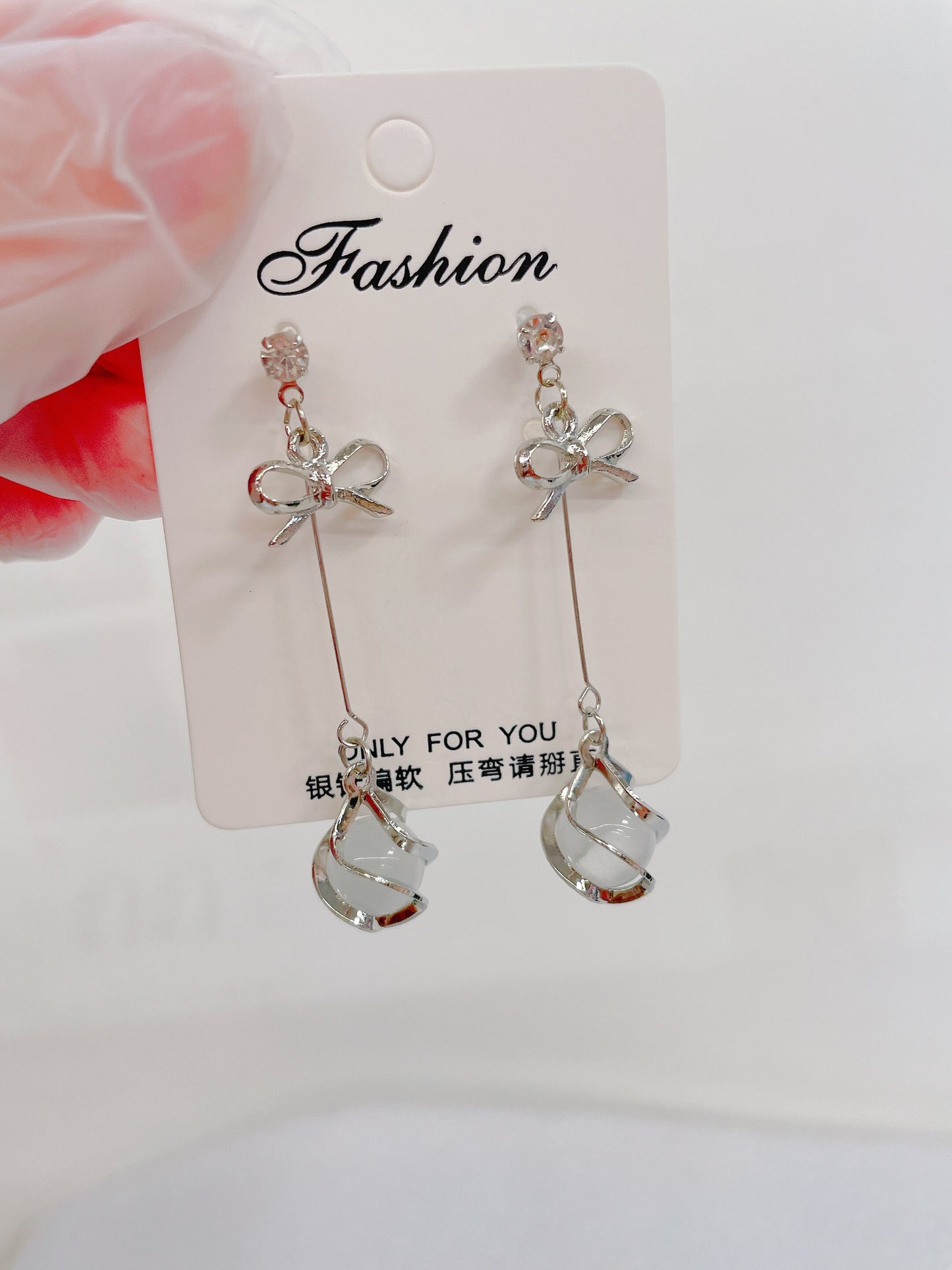 Pretty Drop Earrings for Women 925 Silver Jewelry  8 Pair/set