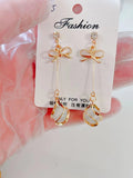 Pretty Drop Earrings for Women 925 Silver Jewelry  8 Pair/set