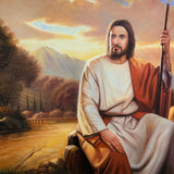 100% hand-painted 36in x24in Jesus oil paintings