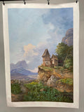 100% hand-painted Cliff House scenery 36x24 inch oil paintings The classical field