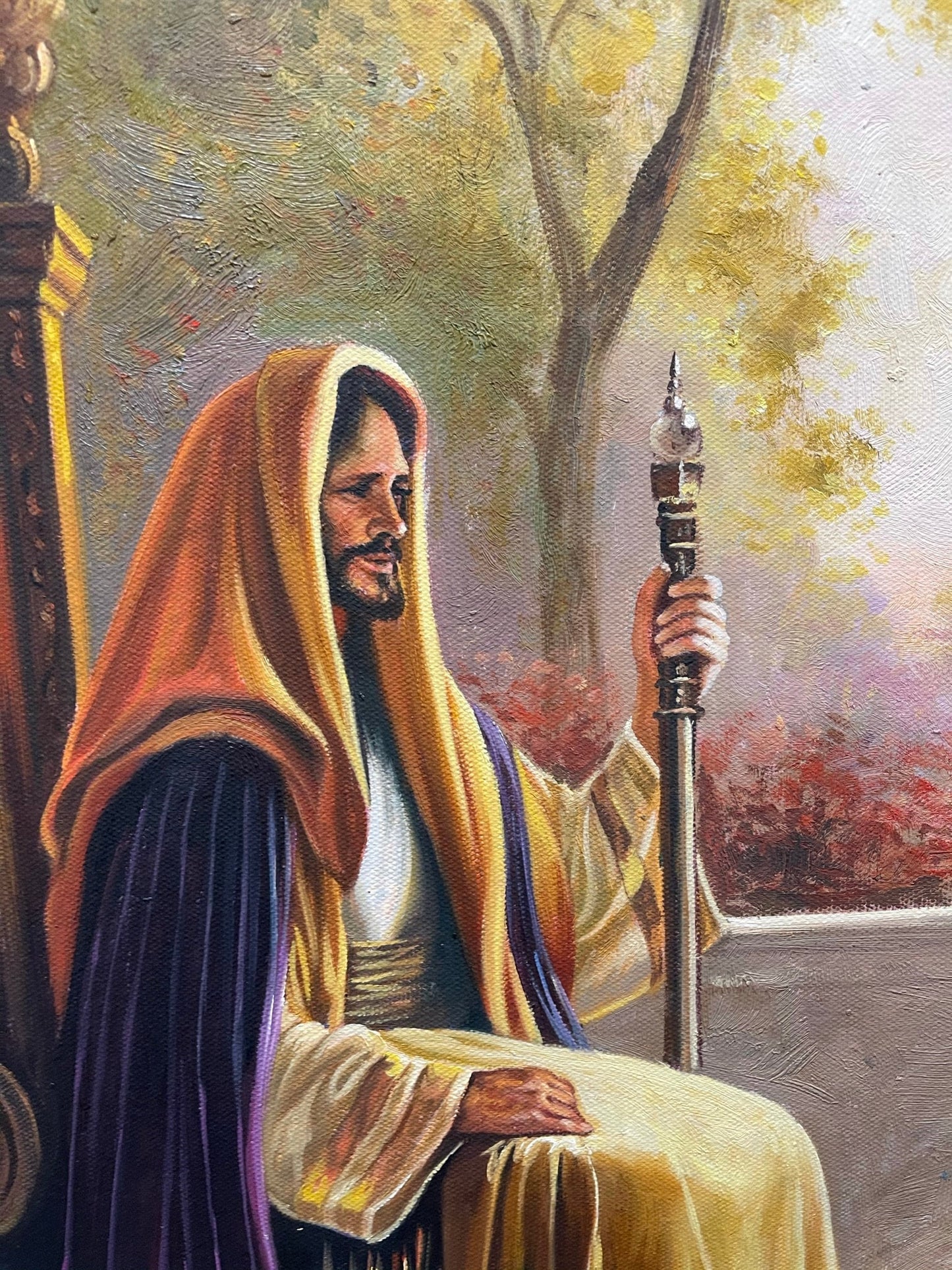 100% hand-painted Jesus  36x24 inch oil paintings The classical field