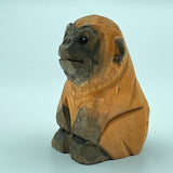 Monkey Hand Carved Wood sculpture Home decor Wood statue Wood figurines room decor