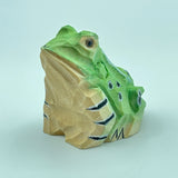 YEEYAYA Wood Frog Wood sculpture Home decor Wood statue Wood figurines room decor Hand Carved Christmas gift