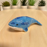 YEEYAYA whale 4 inch Wood sculpture Hand Carved Wood Wooden whale Figurine woodcarving home decor room decor