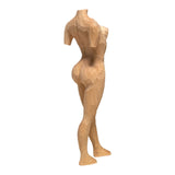 YEEYAYA 6”Statue of Venus body Wood sculpture woodcarving Hand Carved Wood Wooden astronaut Figurine  home Decor Room decor