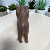 YEEYAYA 6‘’ Elephant Hand Carved Wood sculpture Home decor Wood statue Wood figurines room decor