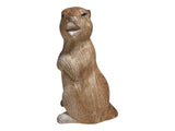 YEEYAYA Wood marmot Wood sculpture Home decor Wood statue Wood figurines room decor Hand Carved wild animals