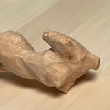 YEEYAYA 6”Statue of Venus body Wood sculpture woodcarving Hand Carved Wood Wooden astronaut Figurine  home Decor Room decor